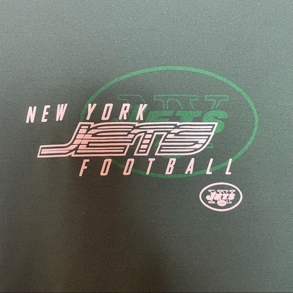 New York Jets NFL Team Apparel Polyester Crewneck Top Size Med. - Picture 5 of 11